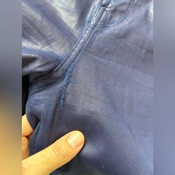 J Brand Maria Coated High Rise Skinny Jeans in Blueberry - Picture 12 of 12